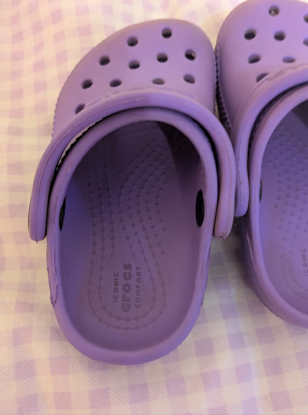 CROCS Toddler Classic Clog in Lavender Purple